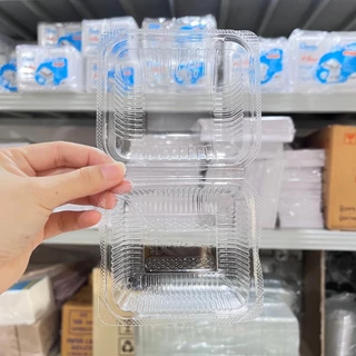 ไม่เป็นไอน้ำ⭐ กล่องใส Benly BL-37A แพ็ค 100 ชิ้น ขนาด 240 ml. ฝาล็อค กล่องใส่ขนมเบเกอรี่ อาหาร กล่องพลาสติกใส