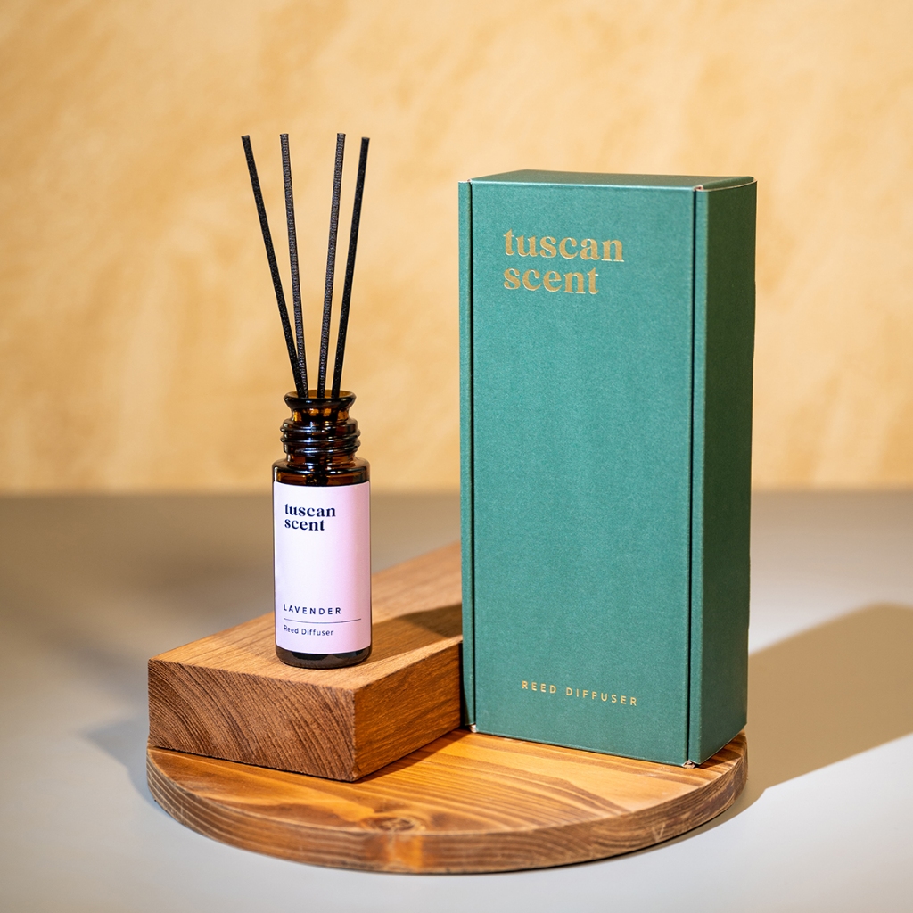 TUSCAN SCENT ORGANIC DIFFUSER LAVENDER 60 ml.