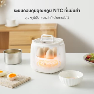 ✨2ชั่วโมงส่งด่วน✨ Simplus เครื่องต้มไข่มัลติฟังก์ชัน ต้มไข่ 4 ฟอง 7 โหมด ตั้งเวลาล่วงหน้า 24 ชม. หน้าจอสัมผัส DZEG006