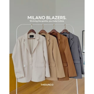 THESUNCO - Milano Blazers เบลเซอร์สูท อัดกาว ซับในทั้งตัว งานตัด THESUNCO
