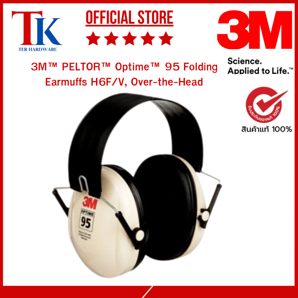 3M™ PELTOR™ Optime™ 95 Folding Earmuffs H6F/V, Over-the-Head