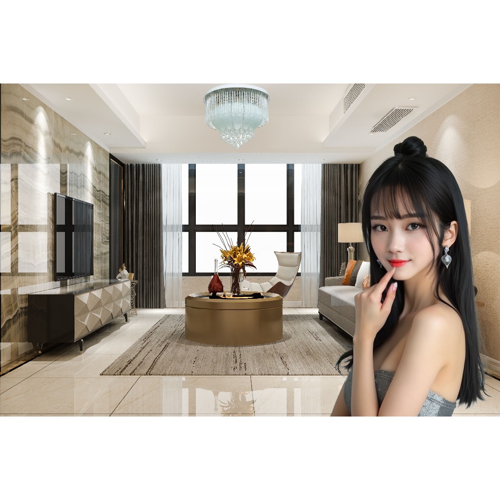 ไฟถาด LED CARINI CFC-9011/500 แก้ว/โลหะ