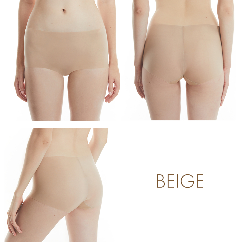 nude. กางเกงในไร้ขอบ Seamless High Rise Briefs เอวสูง เต็มตัว ปกปิดสรีระ รูปที่ 4