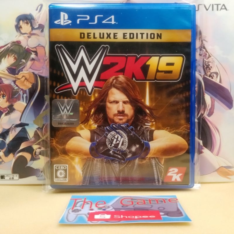 (PS4)​ เเผ่น​เกมส์​ PS4​ -​ PS5​ 📌มือ1 Brand​ ​New​📌​ WWE 2K19​ Deluxe Edition  (ภาษาอังกฤษ)​ Englis