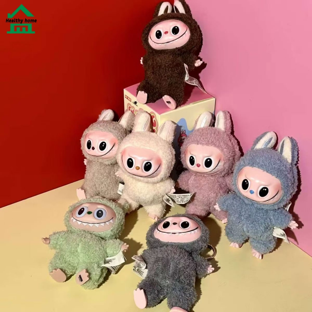 พร้อมส่ง POP MART labubu macaron blindbox กล่องสุ่ม กล่องสุ่มตุ๊กตา สุ่ม ของขวัญวันเกิด