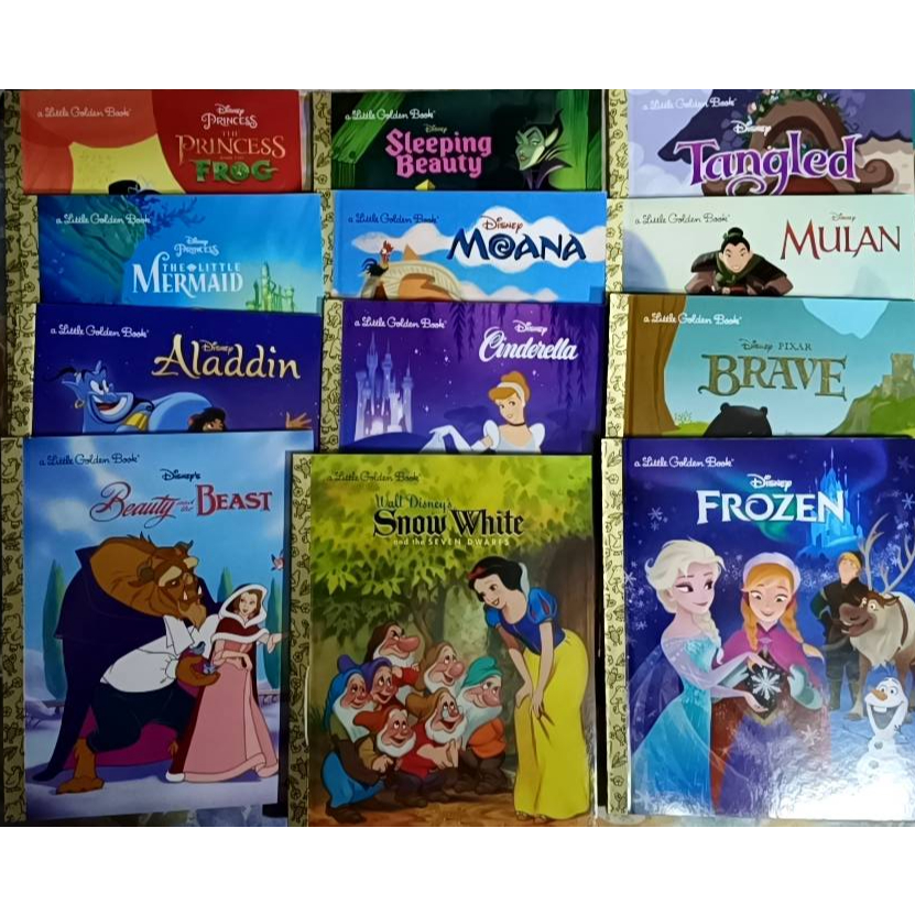 (အသစ်) Disney Frozen / Snow White / Cinderella / Mulan / Little Mermaid / Moana / Tangled / Aladdin နတ်လူမျိုးဆန်ဆန်နိူတ်စာအုပ် (လက်တစ်အုပ်) 