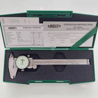เวอร์เนียร์เข็ม 6" 8" 12" ความละเอียด 0.01mm Dial Caliper เวอร์เนียร์ไดอัล INSIZE 1311-150A 1311-200A 1311-300A