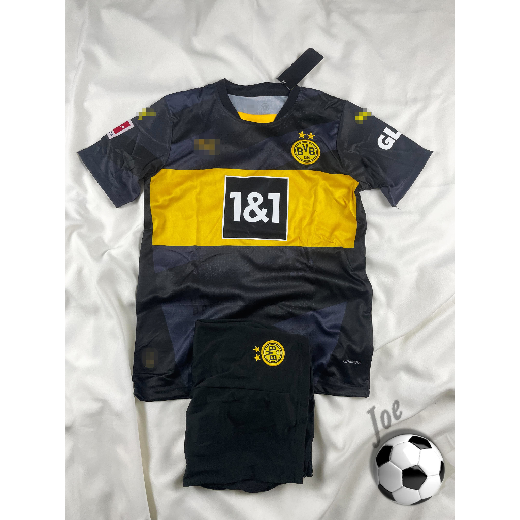 [New Season] ชุดบอล BD (Black) เสื้อบอลและกางเกงบอลผู้ชาย ปี 2024-2025 ใหม่ล่าสุด