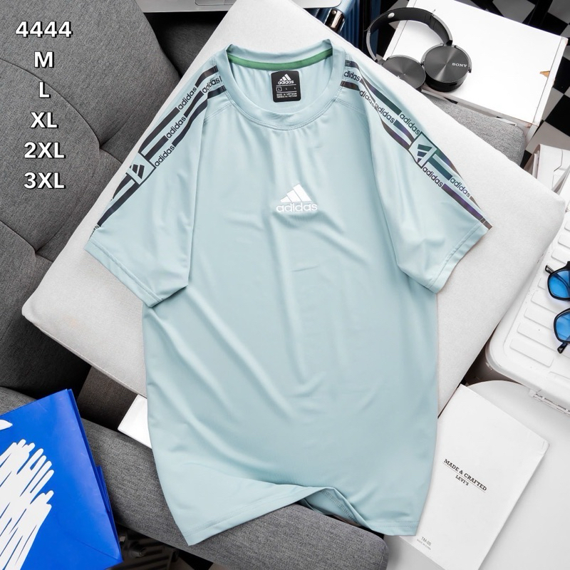 เสือกีฬาผู้ชาย คอกลมแขนสั้น ผ้าลื่นนิ่ม T shirt V02