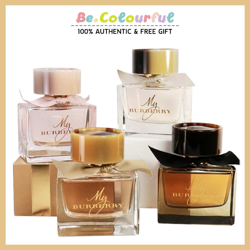 พร้อมส่ง น้ำหอม My Burberry Black Parfum / My Burberry Blush EDP / My Burberry EDT For Women 90ml น้ำหอมผู้หญิง กล่องซีล