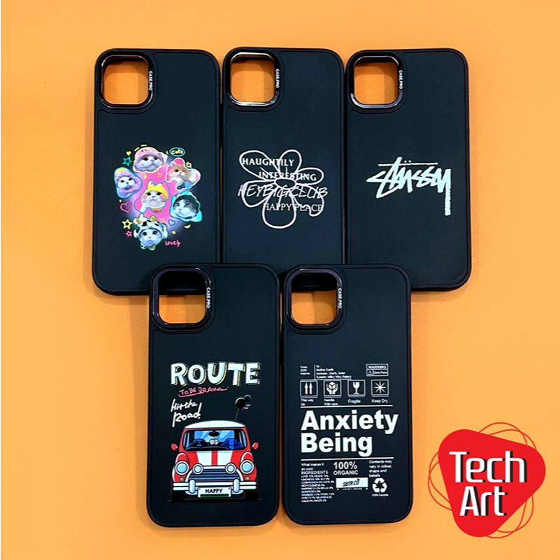 เคสนิ่ม ไอโฟน 11 14+ 16 16Pro 16ProMax / RealmeC11(2021) Redmi 9A 13C A3 กันเลนส์กล้องเงา