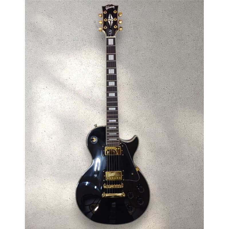 กีต้าร์ไฟฟ้า Gibson Lespaul custom Black