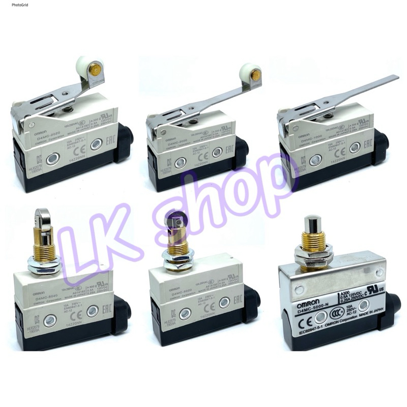 LIMIT SWITCH OMRON D4MC-1000 D4MC-2000  D4MC -2020 D4MC-5000  D4MC-5020-N D4MC-5040 ลิมิต สวิตช์ พร้