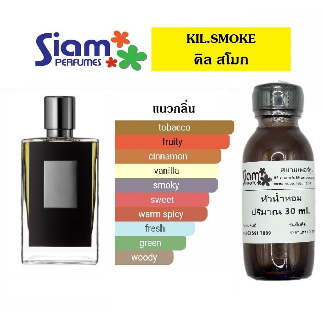 หัวน้ำหอมแท้ กลิ่น KIL.SMOKE [คิล สโมค]