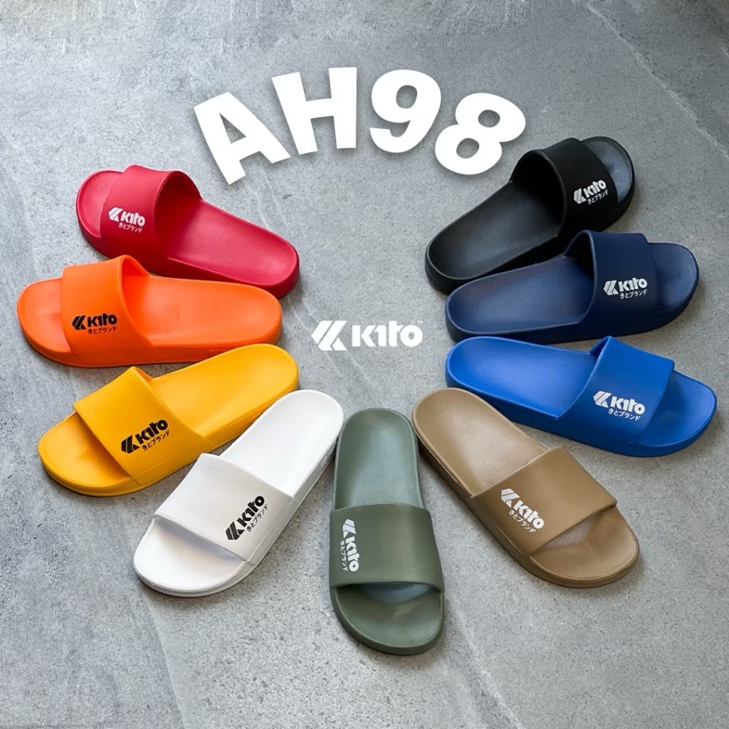 Kito รองเท้าแตะกีโต้ รุ่น AH98 Size พิเศษ 44-45 พื้นนุ่ม ของแท้ 100%