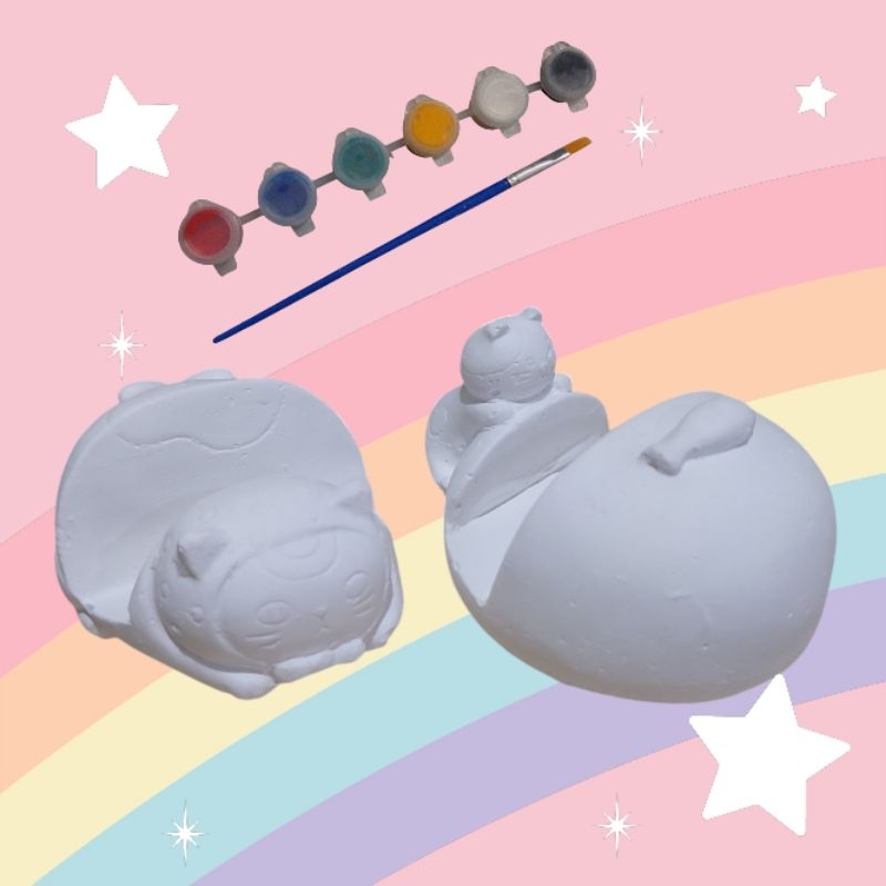 ตุ๊กตาปูนปลาสเตอร์ ตุ๊กตาระบายสี ปูนระบายสี