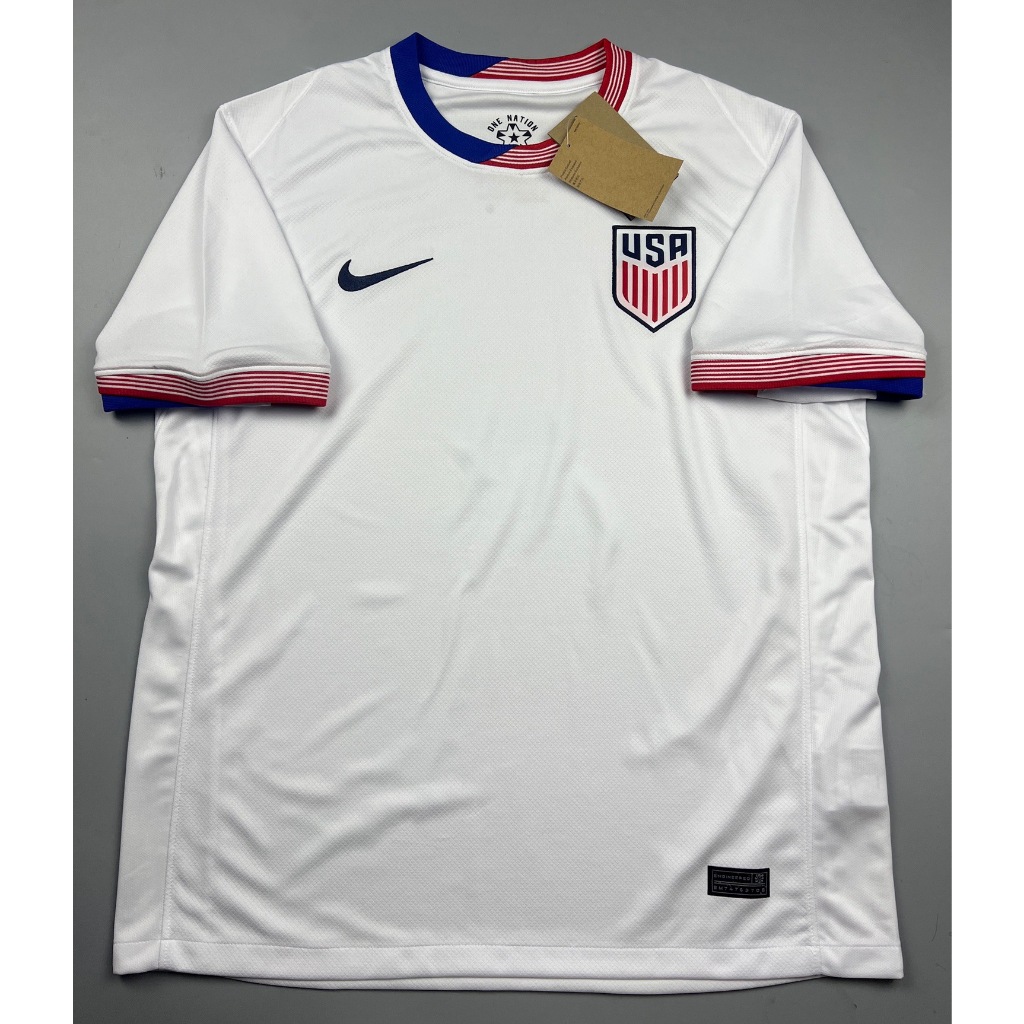 SALE !!! เสื้อบอล AAA 2024 อเมริกา เหย้า สีขาว USA Home Cecat