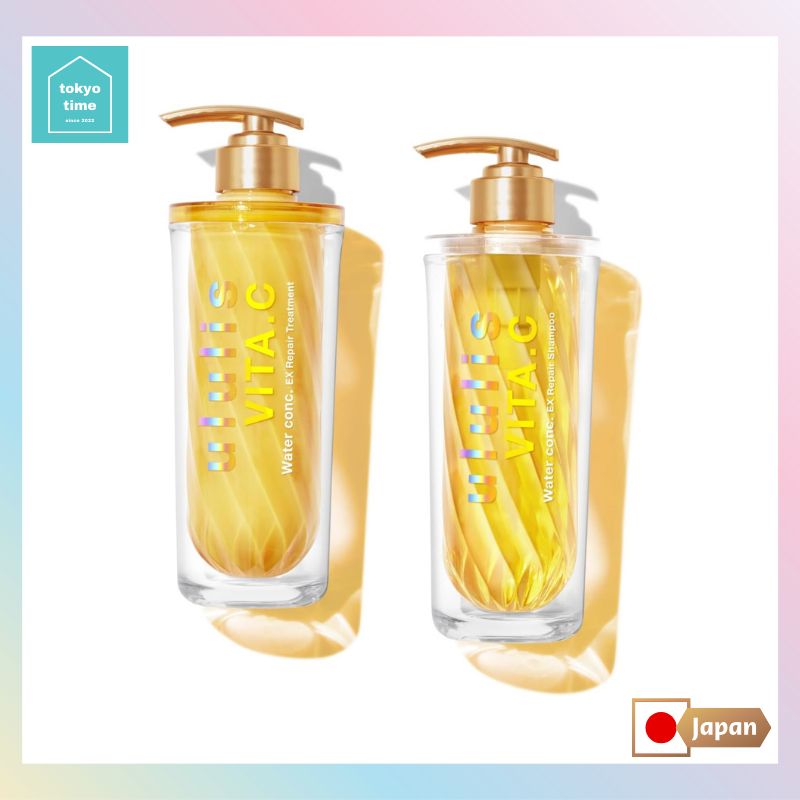 [Ululis] Shampoo&treatment_vita C_Bottle Set / ชุดรีฟิล [ส่งตรงจากญี่ปุ่น]