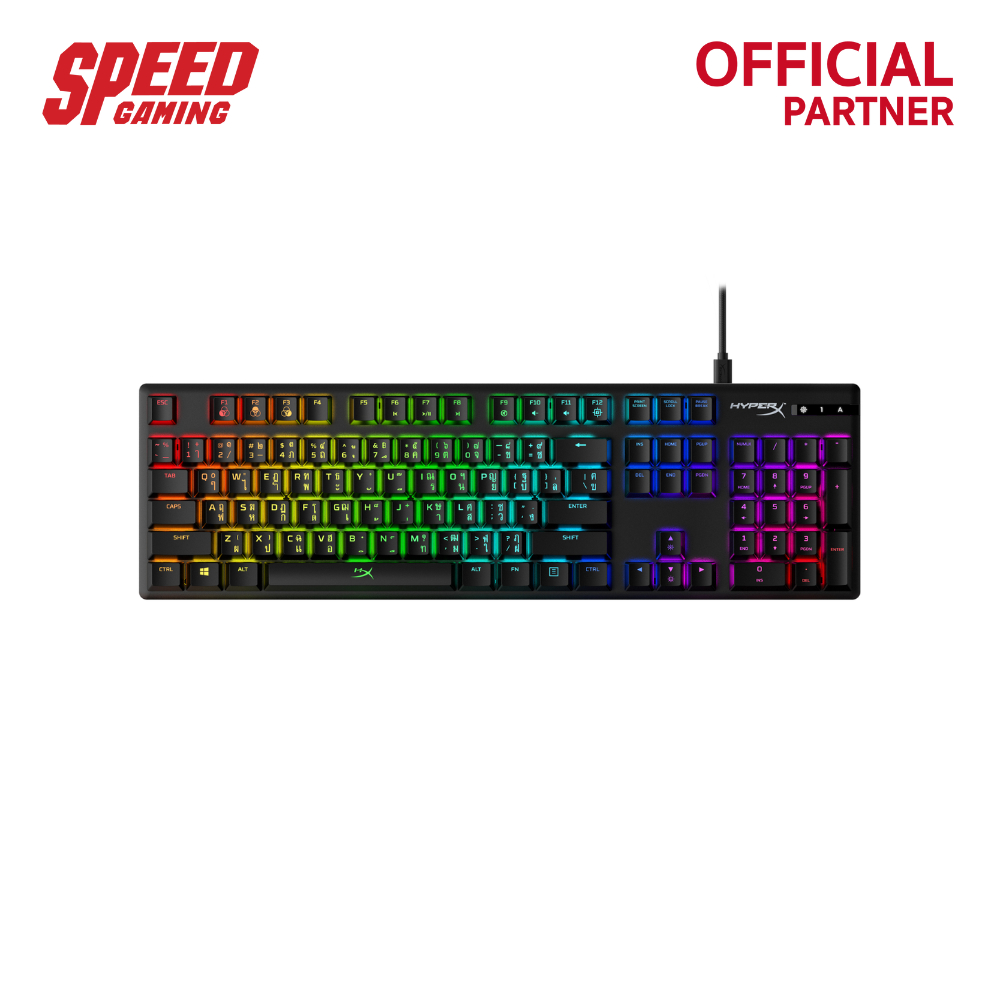 HYPERX GAMING KEYBOARD ALLOY ORIGINS MECHANICAL BLUE SWITCH SPEED GAMING