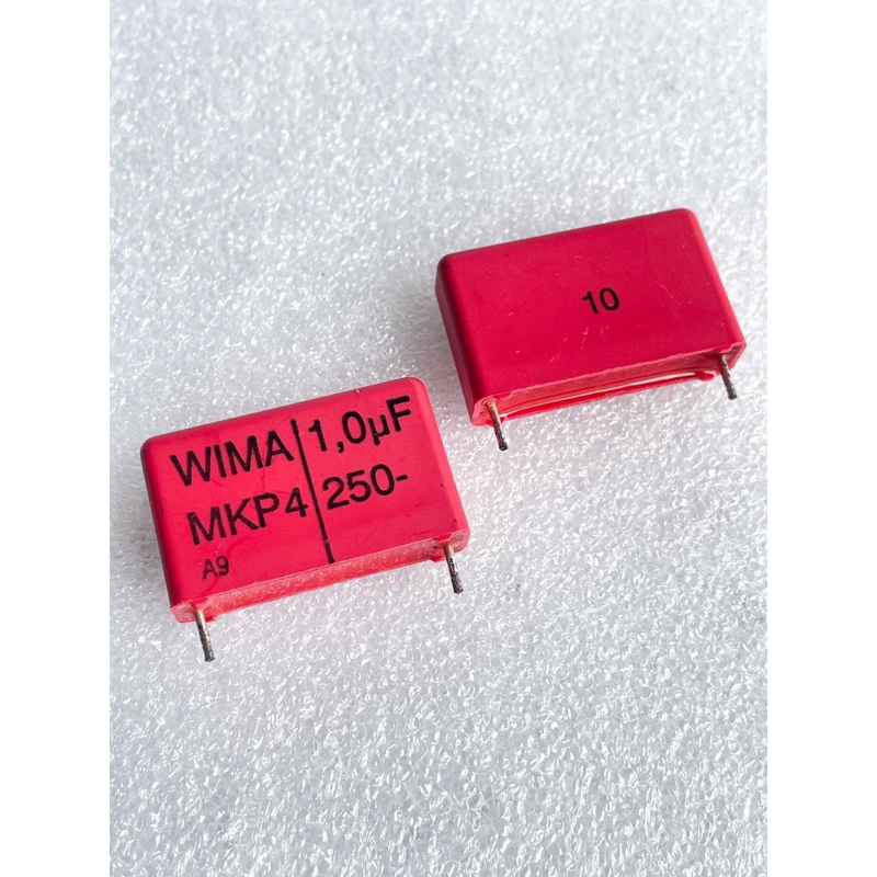 (แพ็ค1ชิ้น) C 1UF 250V MKP4 ยี่ห้อWIMA 1,0UF 250V ขา22มิล WIMA MKP4 1,0UF 250- 1UF 250V 1UF250V คาปา