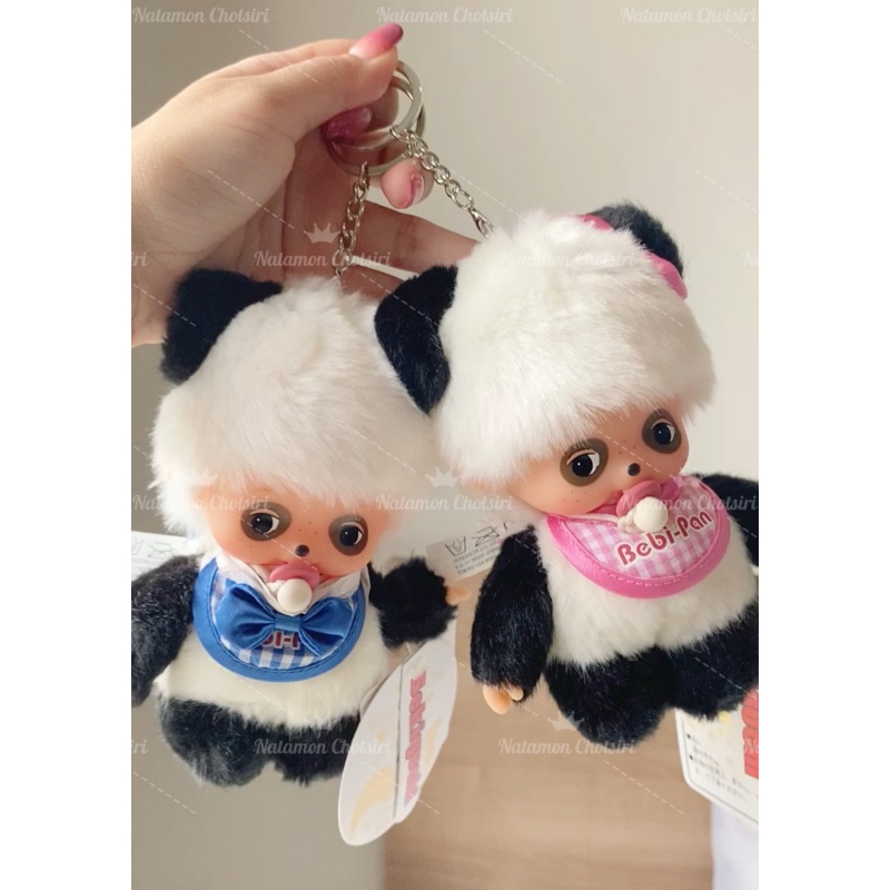 พร้อมส่ง🇹🇭พวงกุญแจ Bebichhichi Panda ของใหม่ป้ายห้อย 10th anniversary แพนด้านอนน้อยงานแม่ชม ของแท้ 1