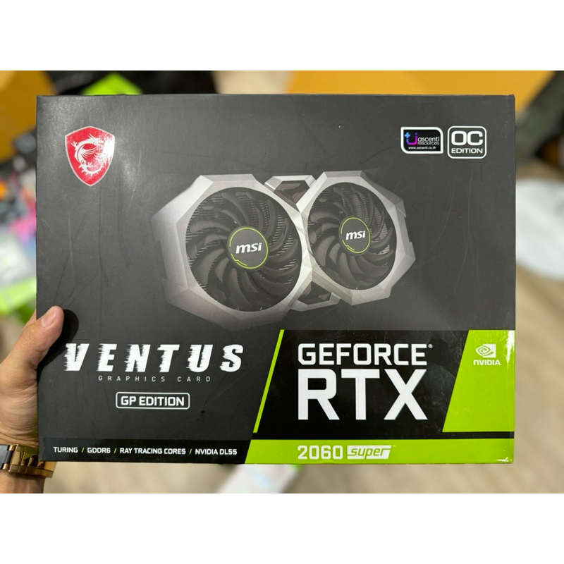 การ์ดจอ RTX 2060 SUPER WINDFORCE OC 8G  GDDR6 สินค้ามือสอง ประกันไทย