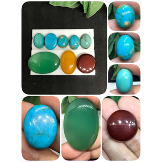 เทอควอยส์อินเดีย/อิหร่าน/โมราอาเกตเยเมนขนาดสะสมหรืองานตัวเรื…