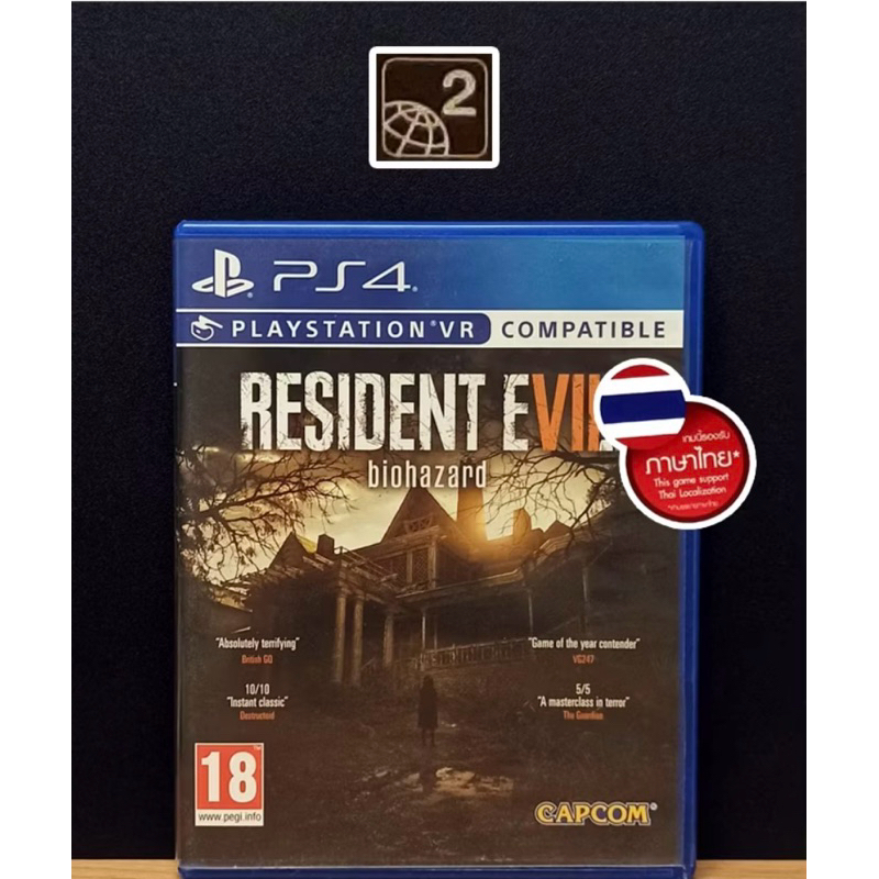 PS4 : RESIDENT EVIL 7 biohazard VR มือ2 สภาพดี ซับไทย