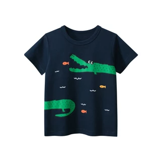 เสื้อยืดเด็ก ใส่ได้ทั้งเด็กผู้หญิงและเด็กผู้ชาย Size100-140 เนื้อผ้าCOTTON ไม่หนาไม่บางเกินไป ใส่สบาย (พร้อมจัดส่ง)