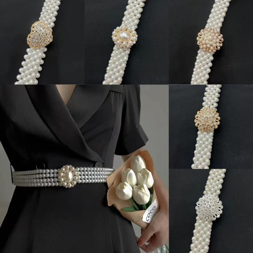 Accessories  เข็มขัดทองชุดไทย หัวประดับพลอยแดง งานคัดเกรด เครื่องประดับชุดไทย