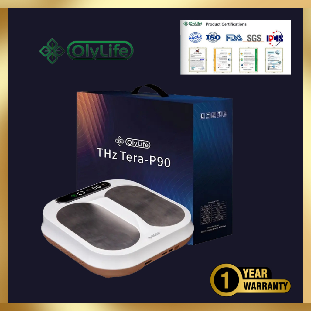 OlyLife PEMF THz Tera-P90 เครื่องวางเท้าสุขภาพ ของแท้ 100%