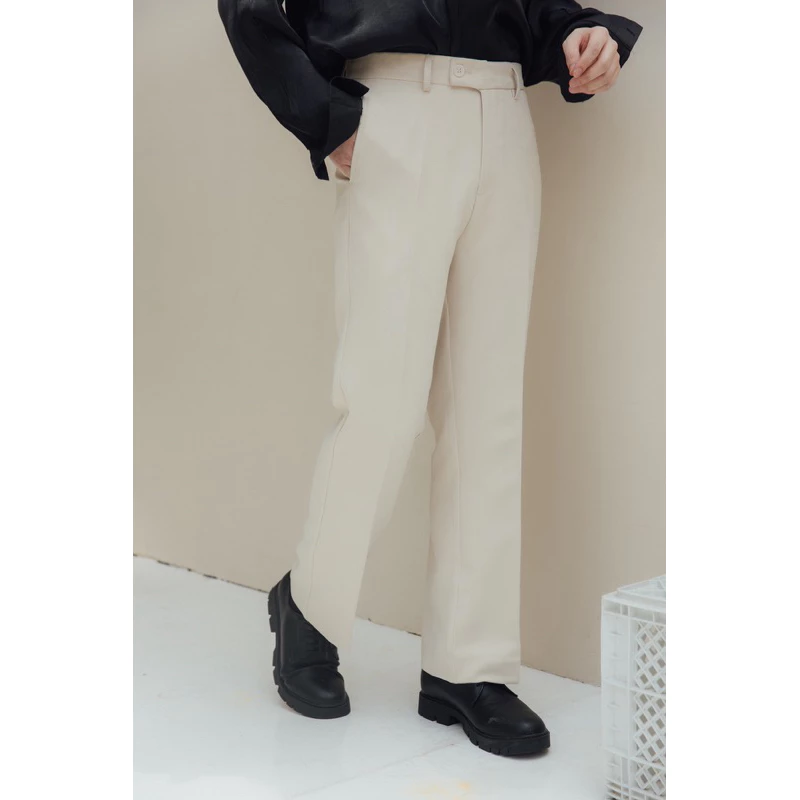 KN Pants กางเกงสแล็ค ทรงกระบอก ชุดเข้าเซ็ทสูท (รหัส : KN210)