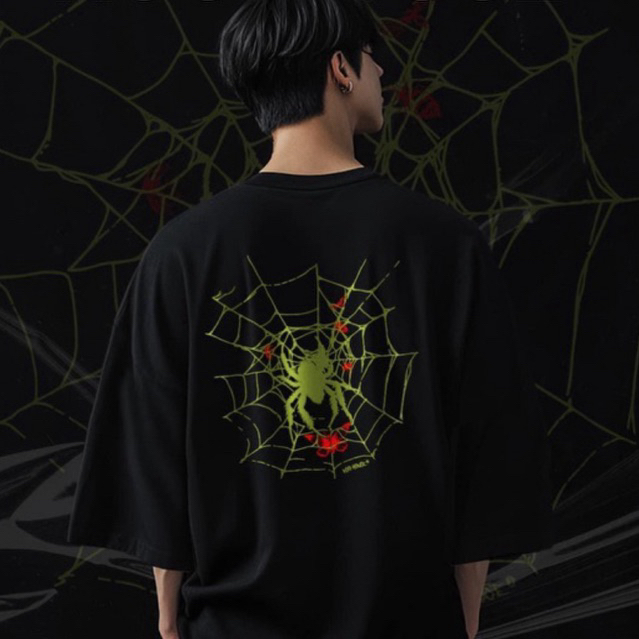 koo house | into the trap | เสื้อโอเวอร์ไซส์สีดำ