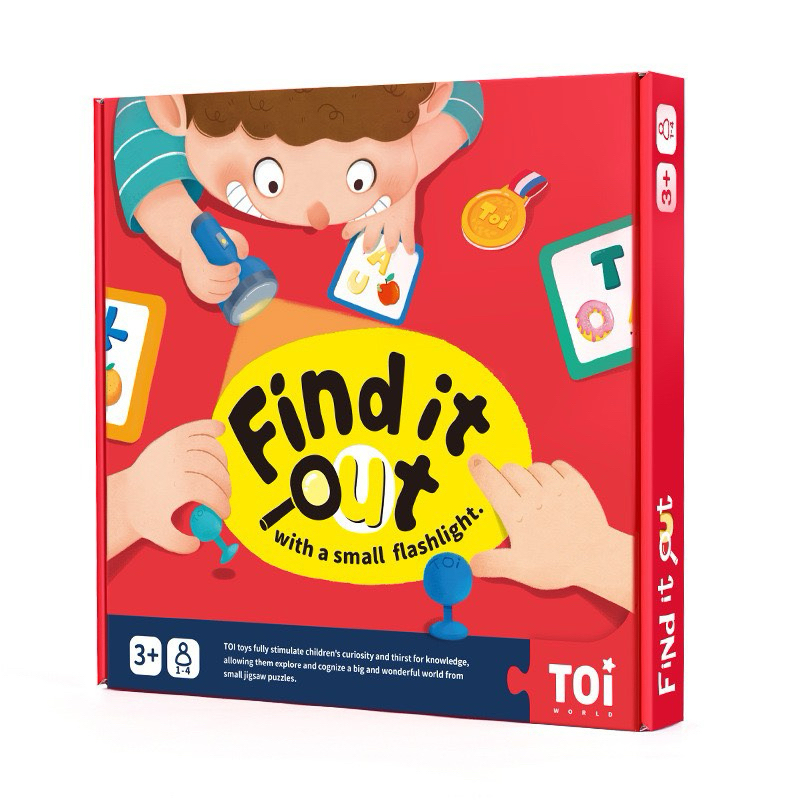 บอร์ดเกม Find it out สำหรับเด็ก ฝึกสมอง ความไว สายตา