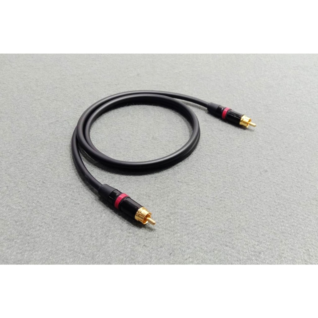 สาย sub woofer canare L4E6S ประกอบเสร็จพร้อมใช้งาน จำนวน 1 เส้น ตามรูป เลือกความยาวได้