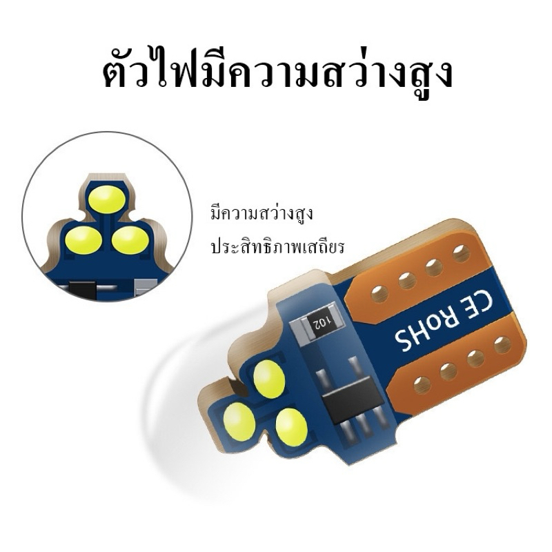 🔥พร้อมส่ง🔥Indy (1ชิ้น)ไฟเลี้ยวแฟลช T10 แก้มข้างรถยนต์ หลอดสั้น22 มิล ใส่ได้ทุกรุ่น ไม่มีชนโคมแน่นอน - รูปที่ 2