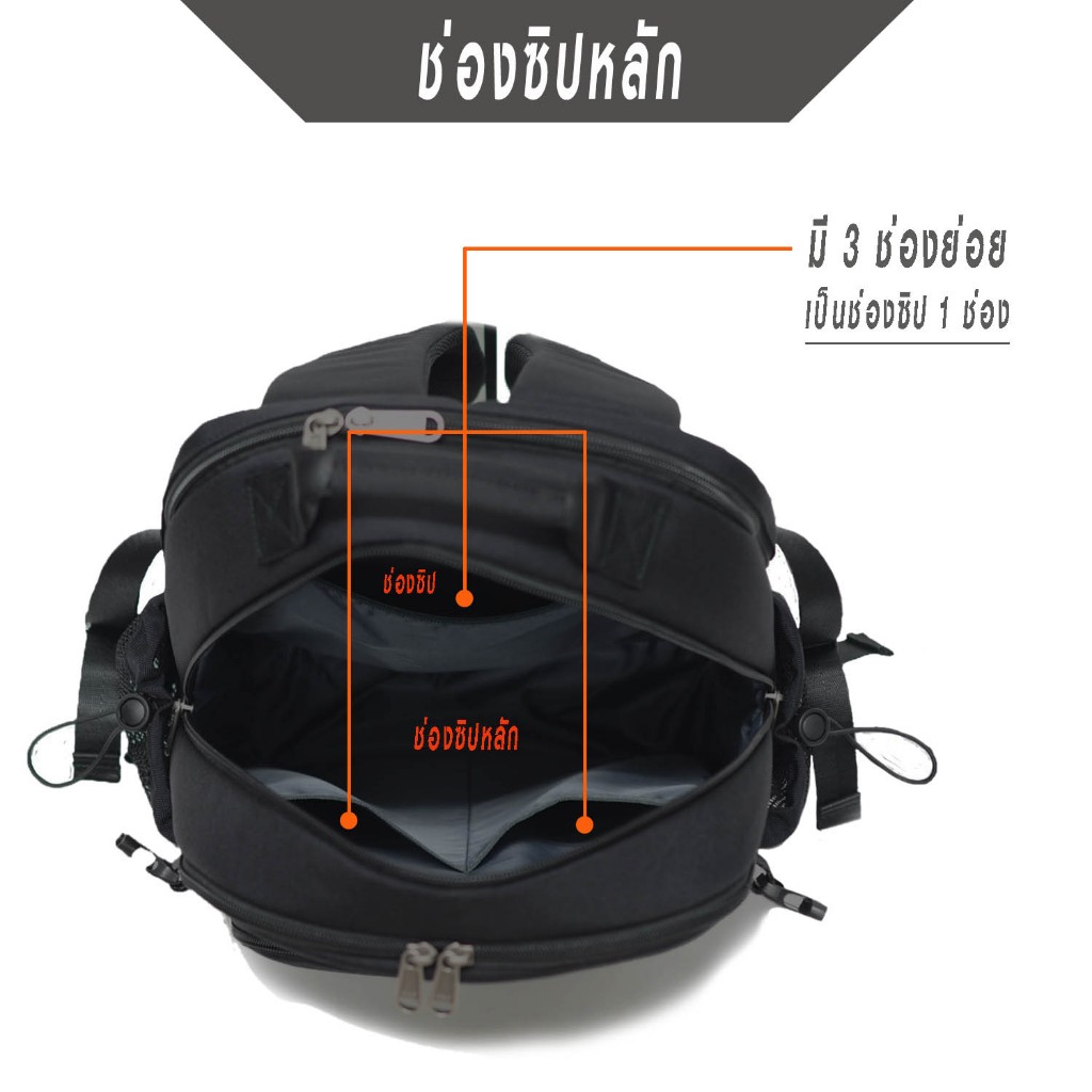 HQ LUGGAGE กระเป๋าเป้ โน้ตบุ๊ค รุ่น 3324