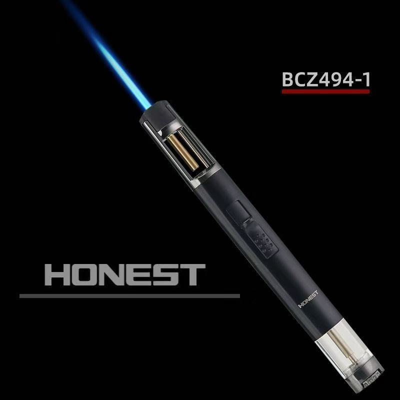 HONEST ไฟฟู่ ปรับระดับไฟได้ วัสดุโลหะ ทนไฟได้สูง  ให้ความทนทานและเรียบหรู สามารถใช้เตาแก๊ส /จุดเทียน /ซุชิ ฯลฯ ใช้ง่าย