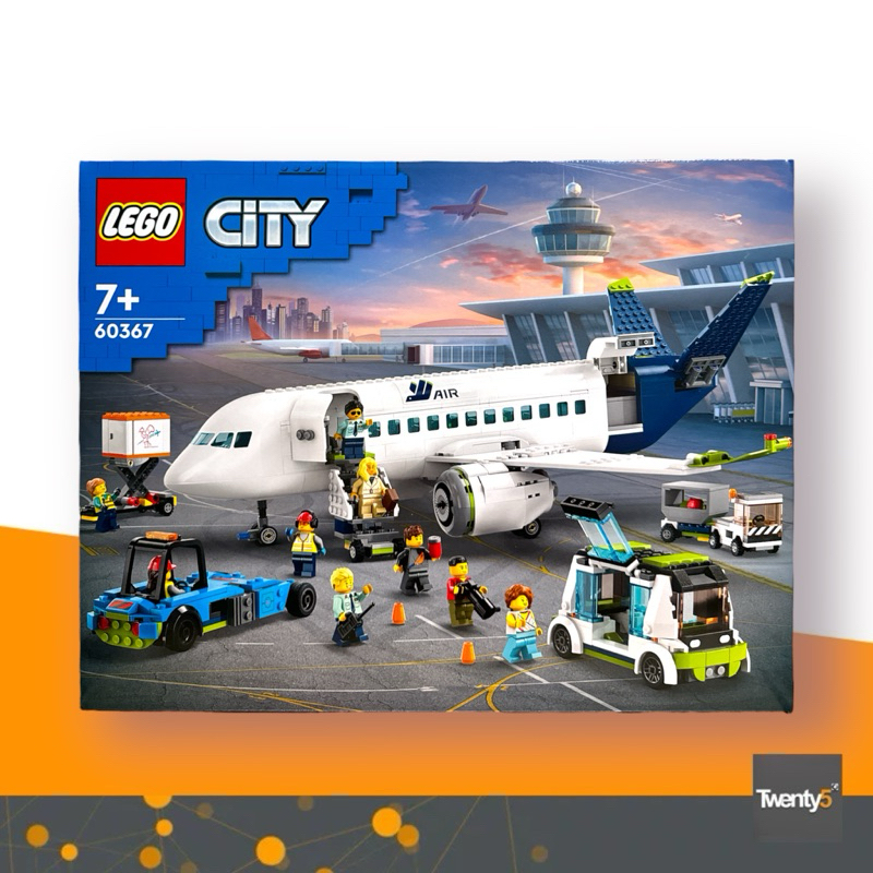 (พร้อมส่ง รับประกันกล่องสวย) Lego 60367 Passenger Airplane เลโก้ของใหม่ ของแท้ 100%