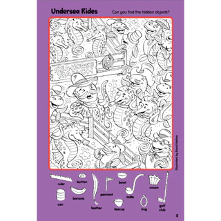 หนังสือแบบฝึกหัด Hidden Pictures - Ocean Puzzles