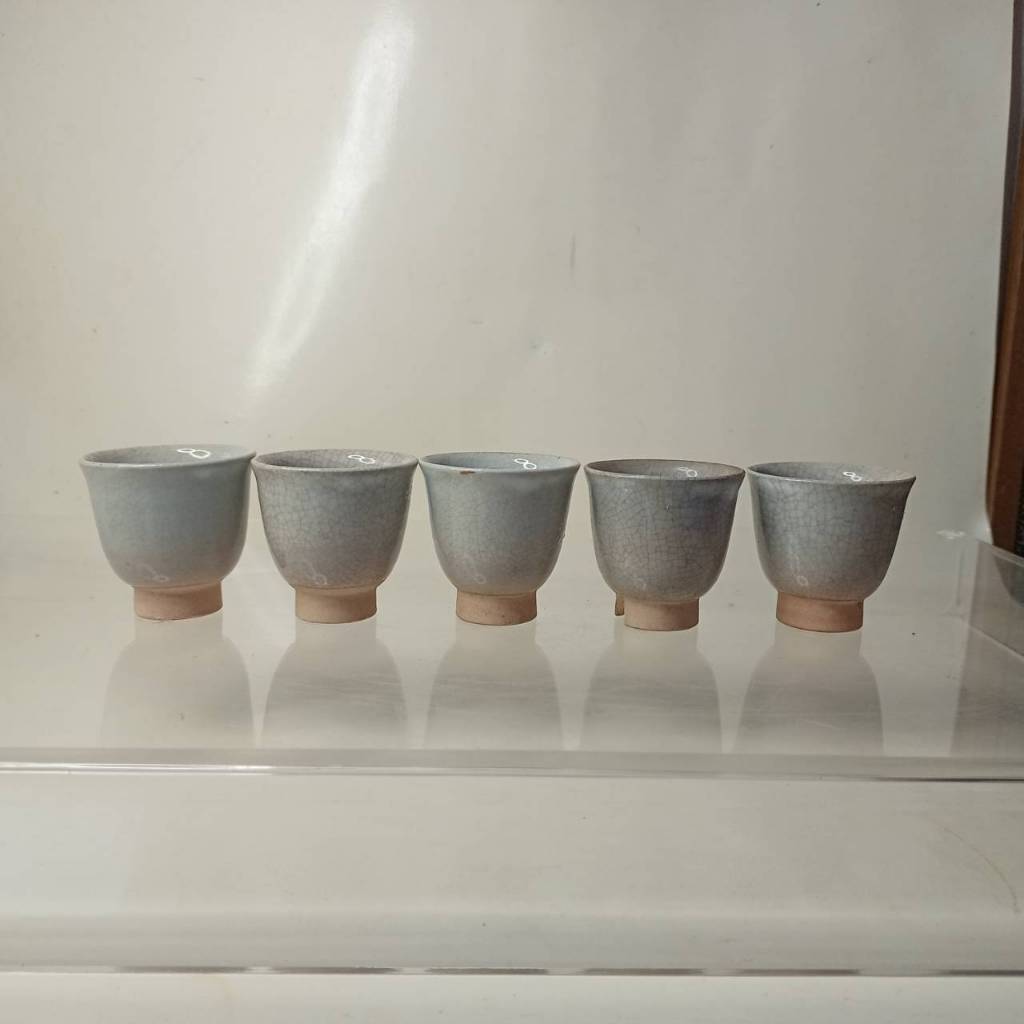 Hagi ware teacup  All 5ใบ