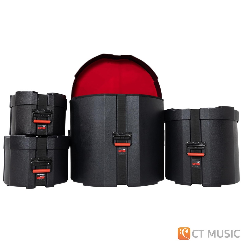 เคสกลอง Gator GPC Floor Tom / Tom / Snare / Rock Pack กระเป๋ากลอง สแนร์ ฟลอร์ทอม ทอม กลองชุด ราคา ถูกที่สุด ดีลบีเคเค แกลเลอรีภาพที่ 6