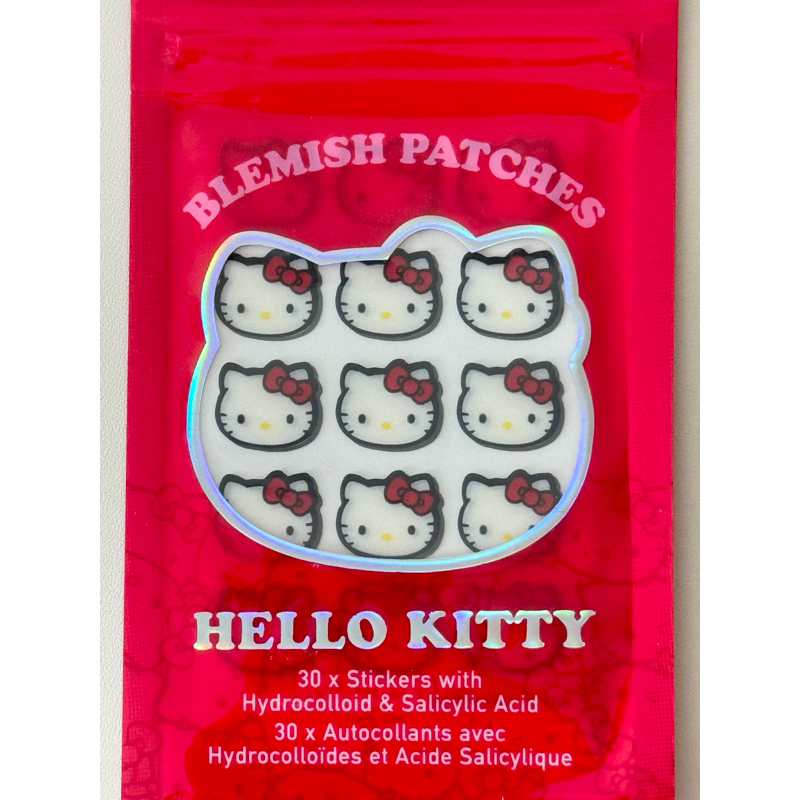 พร้อมส่งᨓ Hello Kitty x Kuromi Blemish Patches จาก สติ๊กเกอร์แปะสิว คิดตี้ x คุโรมิ จากอังกฤษ แบบแม่ชม 𐙚⋆°｡⋆♡
