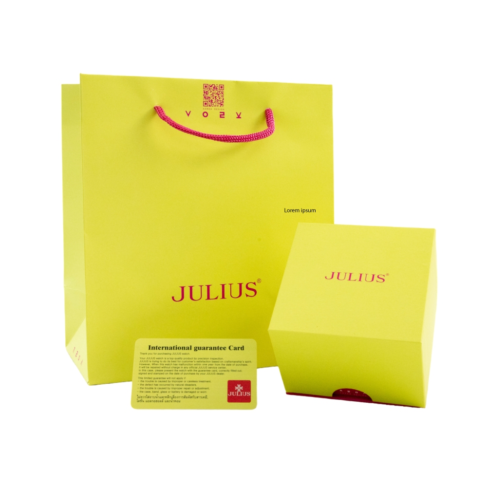 Julius นาฬิกาข้อมือผู้หญิง JA-1304 สายสแตนเลสสตีล หน้าปัดเหลี่ยม แบรนด์เกาหลี แฟชั่นฮิตของแท้