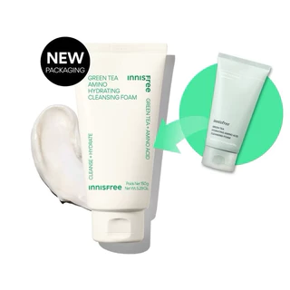 🍀exp.2027-28🌸{แท้💯%}โฟมล้างหน้า Innisfree Cleansing Foam 150g.