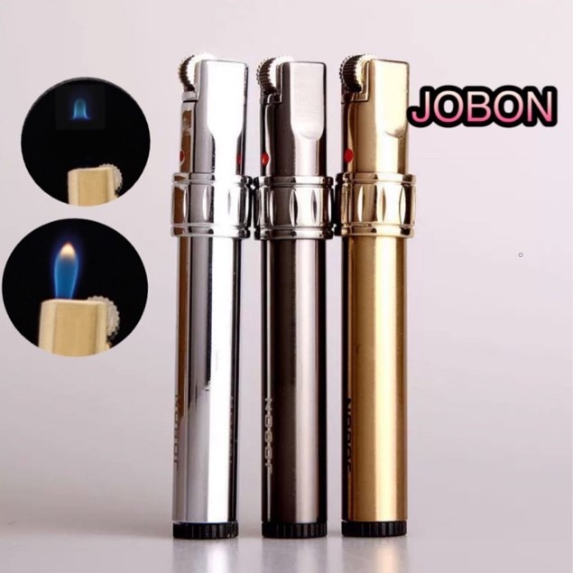 JOBON ไฟลอย อุปกรณ์จุดไฟ  วัสดุสเเตนเลส น้ำหนักเบา พกพาสะดวก ไฟแบบเติมแก็ส