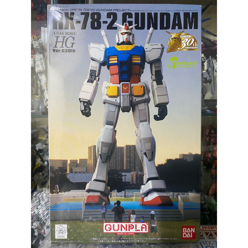 (พร้อมส่ง) HG1/144 RX-78-2 GUNDAM Ver.30TH (LIMITED GUNDAM 30TH)กล่องมีรอยนิดหน่อย