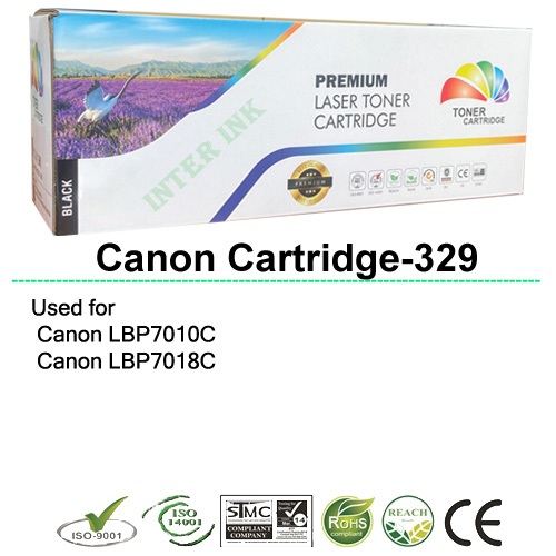 ตลับหมึก Canon LBP7010C / LBP7018C (Canon Cartridge-329) สีดำ Color Box