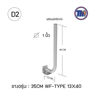 เสาอากาศทีวีดิจิตอล SAMART รุ่น U5E พร้อมสายสำเร็จรูปเข้าหัวอย่างดี