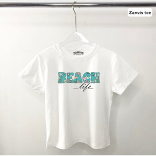 (Zanvis tee)Baby teeสกรีนลายน่ารักๆผ้าคอตตอลยูนิ 5 ไซต์S,M,L…